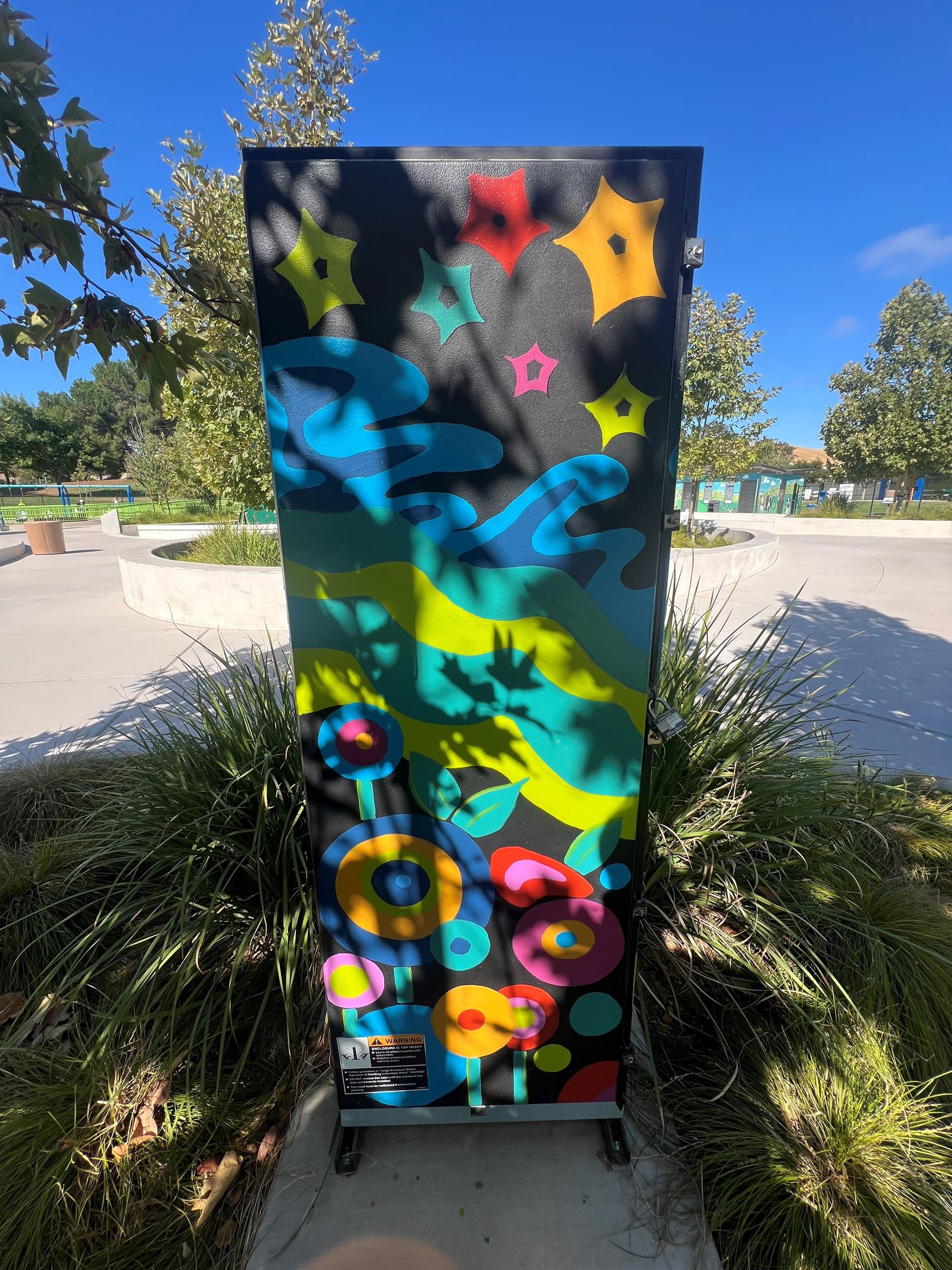 Utility Box Art at Community Park
