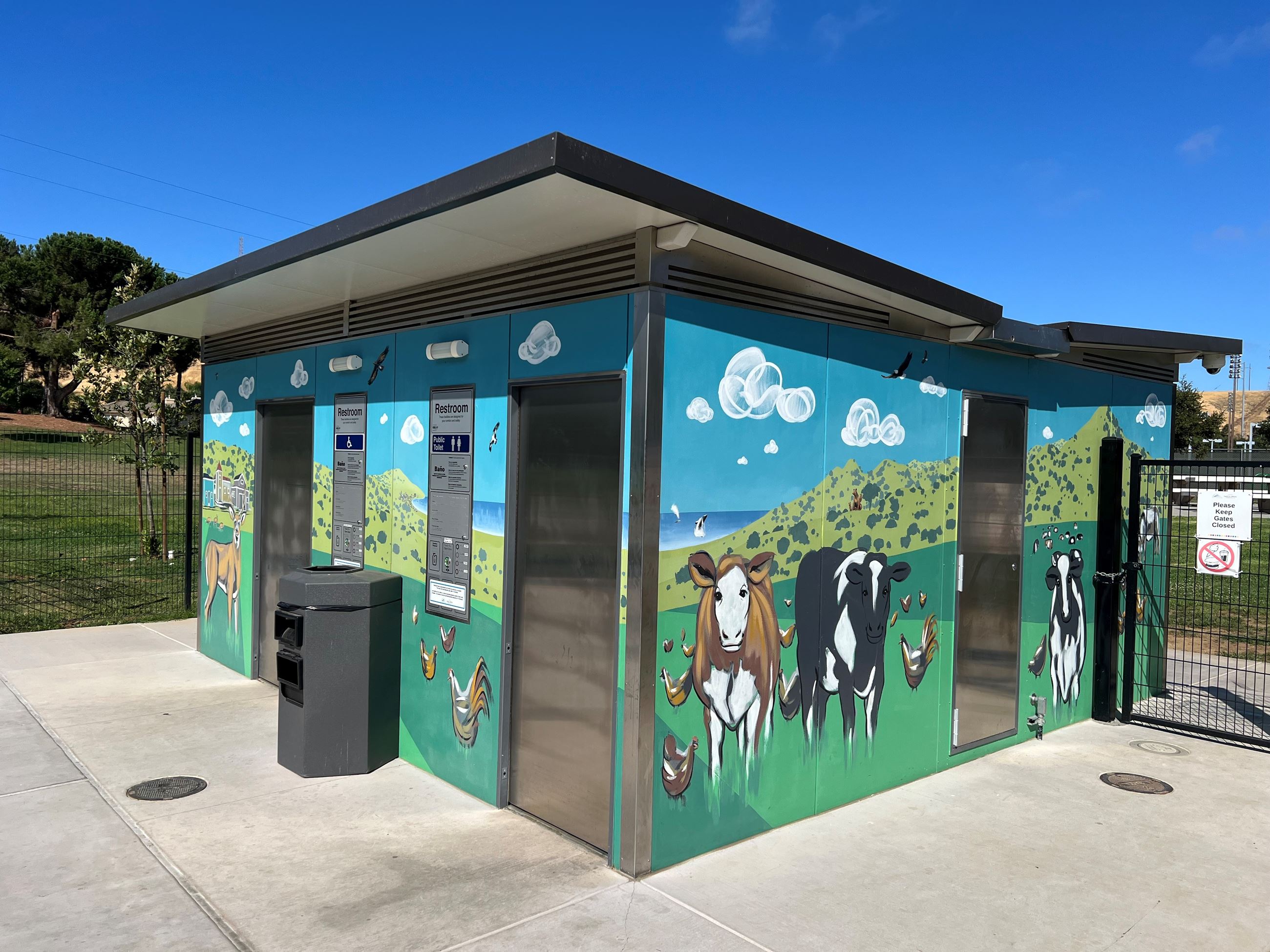 Magical Bridge Playground Restroom Mural