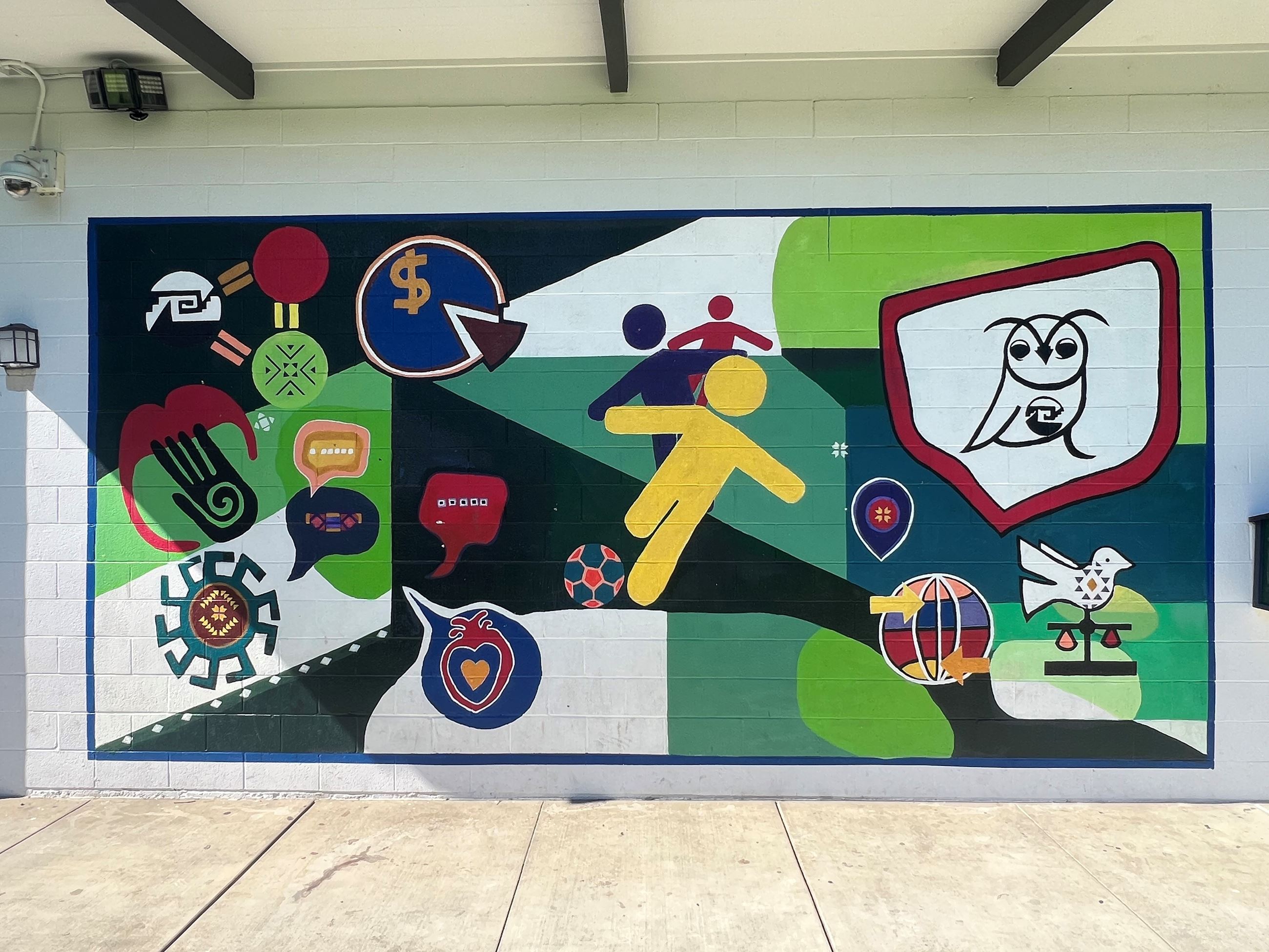 Galvan Park Building Mural