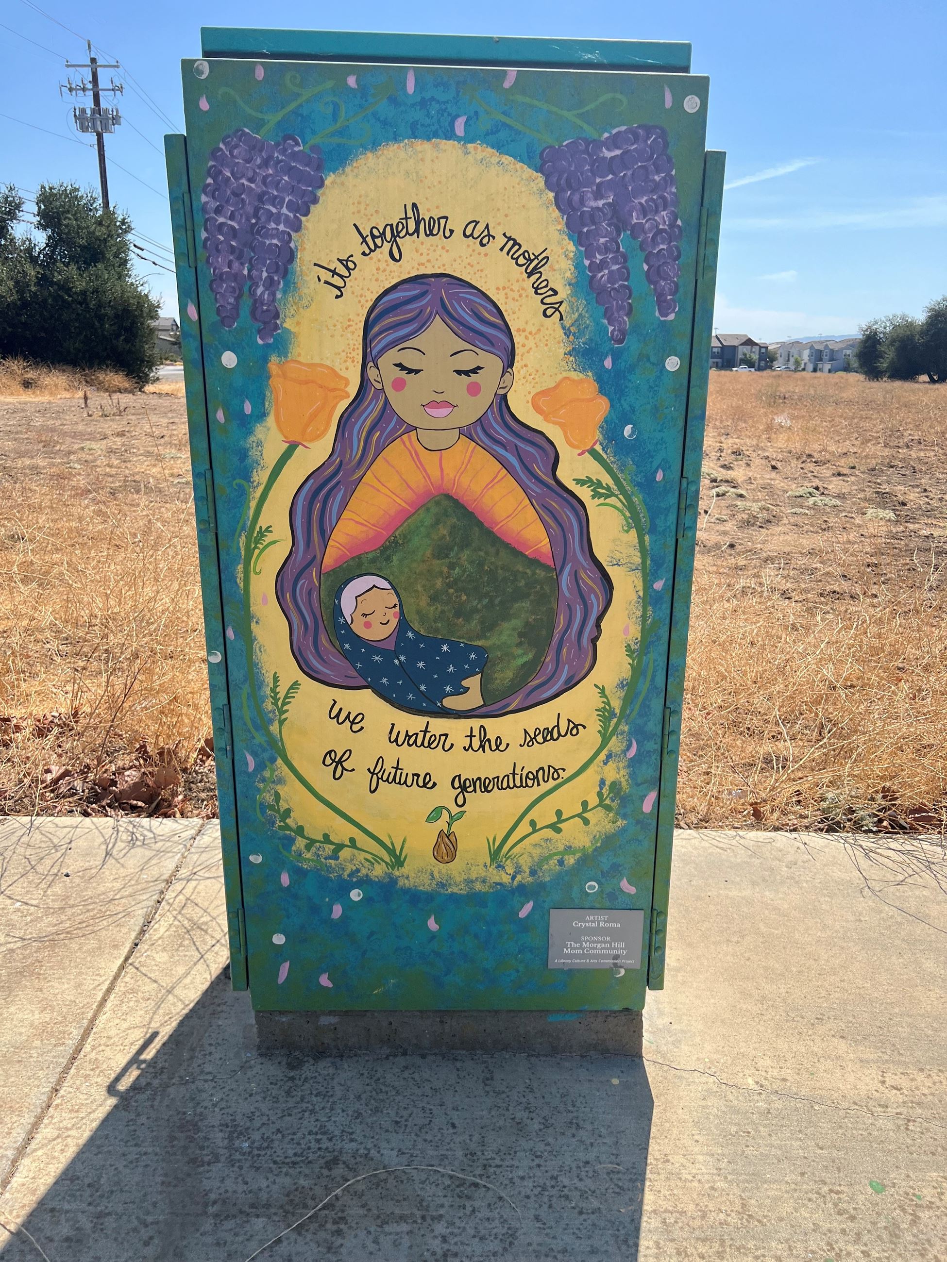 Utility Box It's Together as Mothers