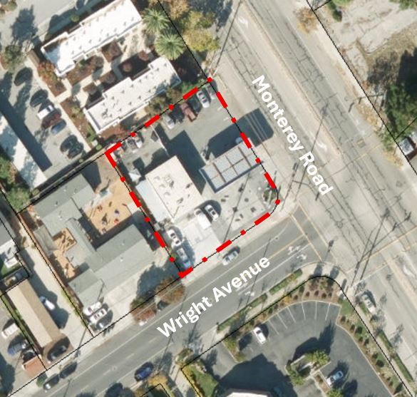 Chevron Gas Station Site Location Rendering