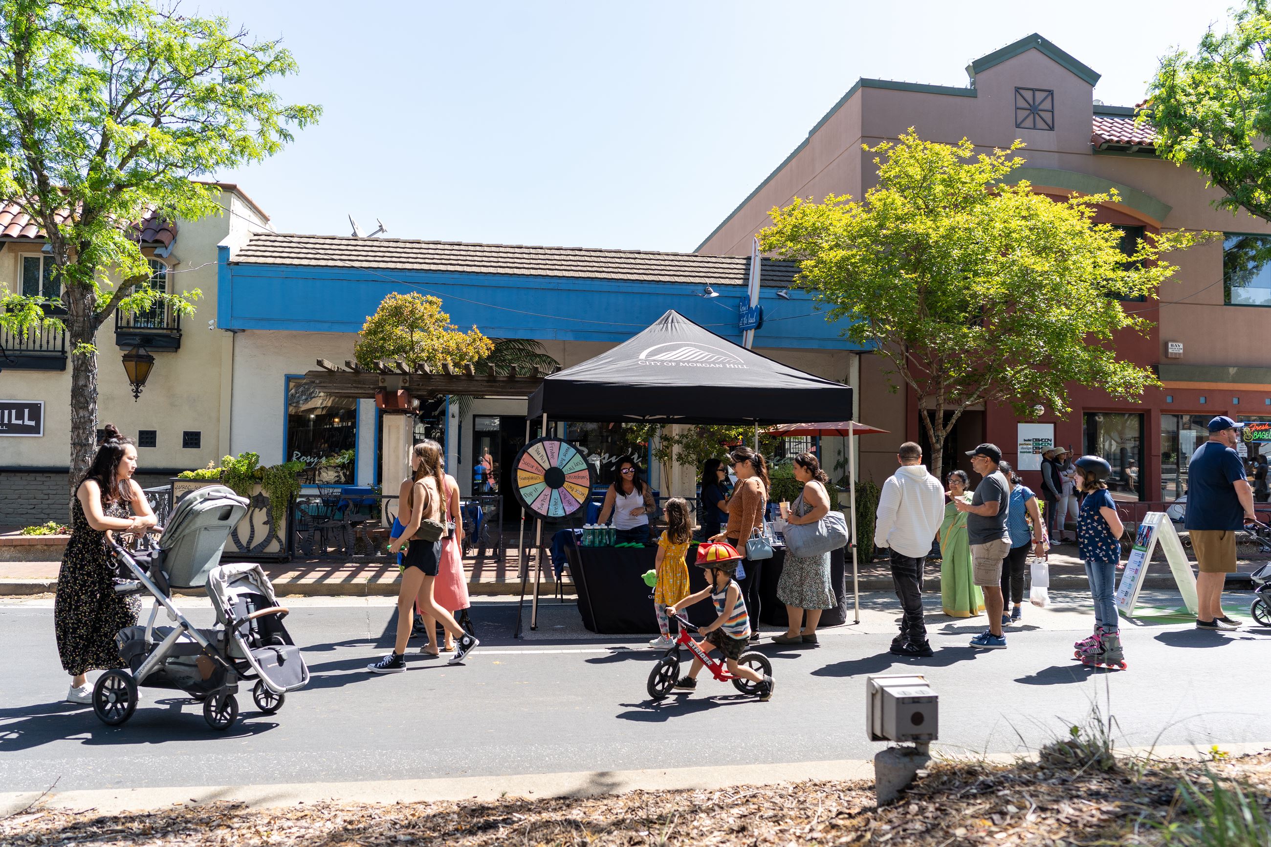 Open Streets 2023 Booth & Street Scene
